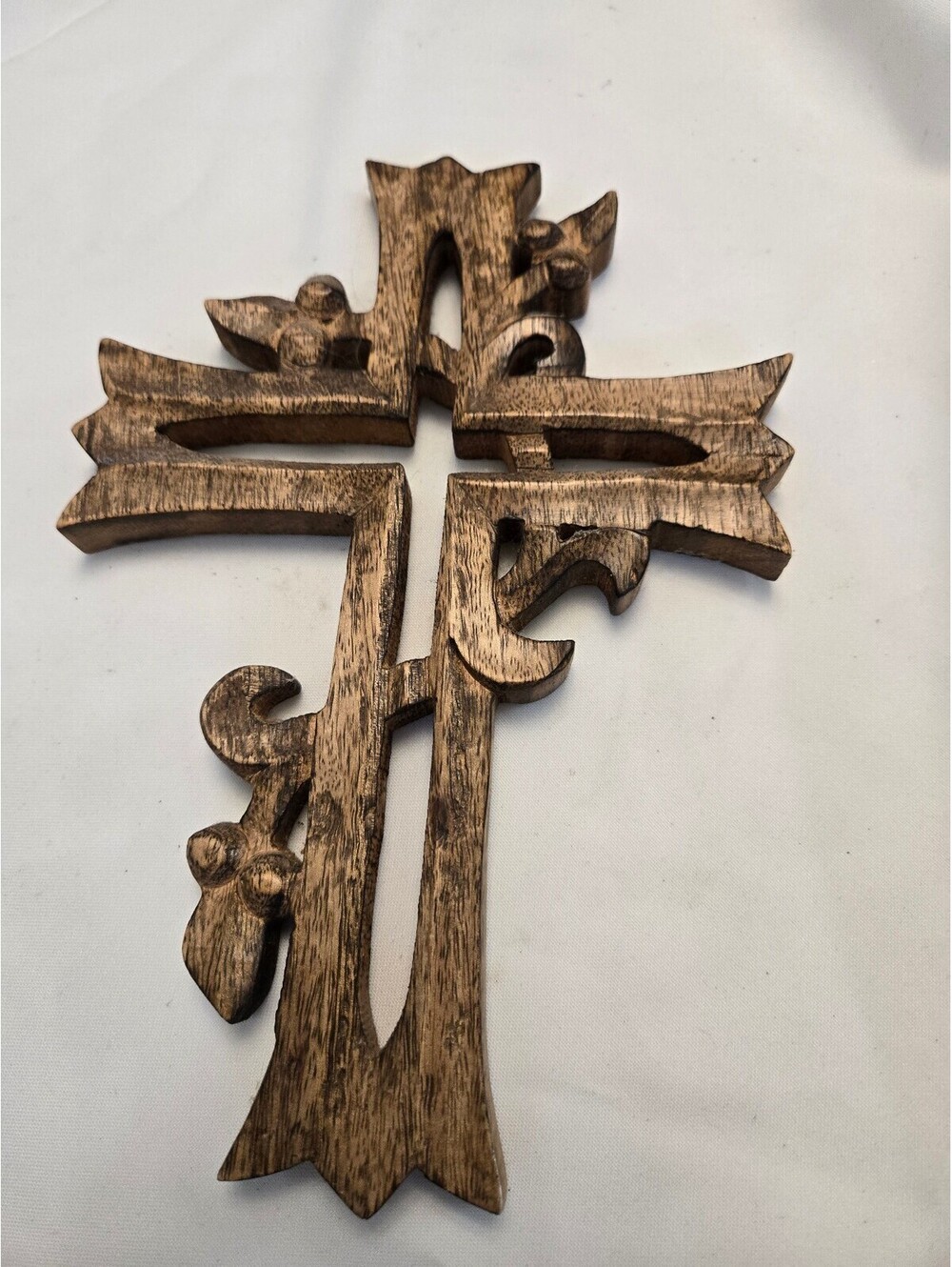 Handcrafted Wooden Decorative Cross Wall Hanging 10x7